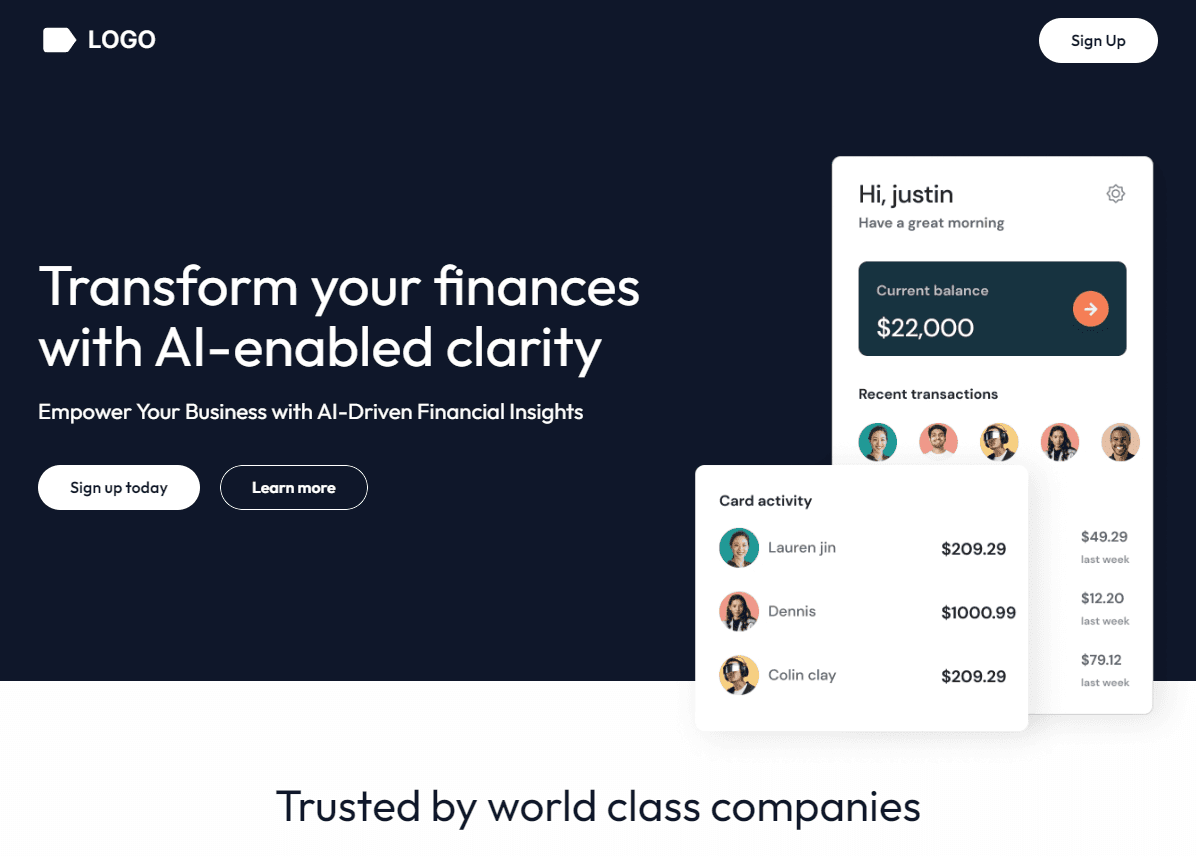 Image of SaaS Landing Page